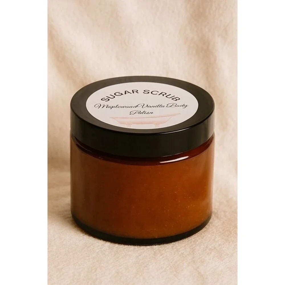 New! Maplewood Vanilla Sugar Scrub - A Warm, Velvety Polish for Luminous Skin! - Picture 3 of 4